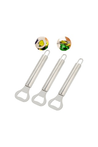 3 Adet Mini Taşınabilir Paslanmaz Çelik Manuel Bira Şişe Kapağı Açacağı Mutfak Aksesuarları Diğer