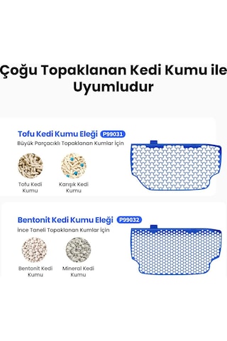 Petkit Geniş Delikli Kum Temizleyici Purobot Ultra
