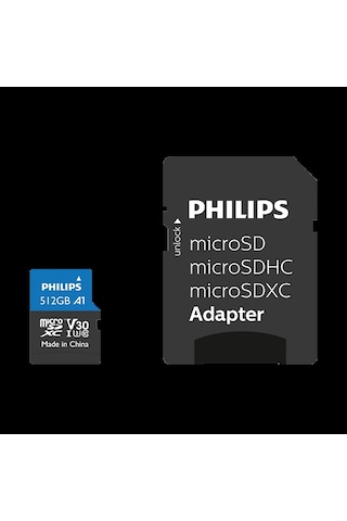 Phılıps 512gb Mıcro Sdxc 100 Mb/s C10 Fm51mp65b/00