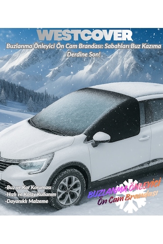 Rover 214 Siyah Kar-buzlanma Önleyici Ön Cam Brandası,örtüsü