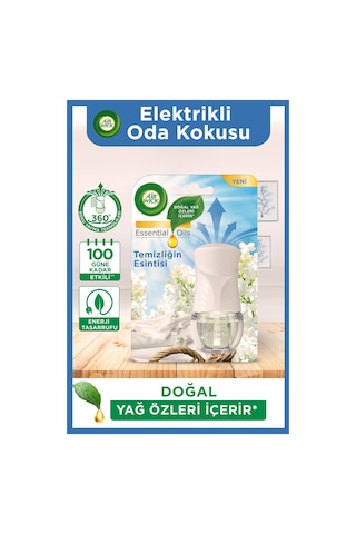 Air Wick Temizliğin Esintisi Elektrikli Oda Kokusu 20 ML + Cihaz