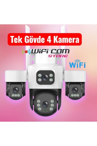 4 Kameralı Wifi Güvenlik Kamerası