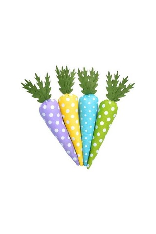 Pazly Süslemeleri Suntek Polka-dot-serisi Paskalya Oturma Havuç 4x Cs