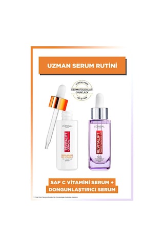 L'Oréal Paris Revitalift Clinical %12 Saf C Vitamini Serum & L'Oréal Paris Revitalift Filler %1.5 Saf Hyaluronik Asit Serum pktrvtcvtmnhylrnksrm-9574