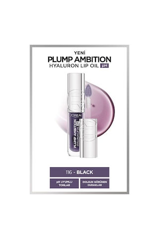 Plump Ambition Hyaluron Lip Oil Ph Dudak Parlatıcısı - 116 Black 3600524247126-11072 116
