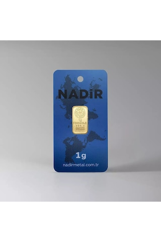Nadir 1 Gram 24 Ayar 995 Milyem Külçe Altın 1 Gr Yatırımlık Altın