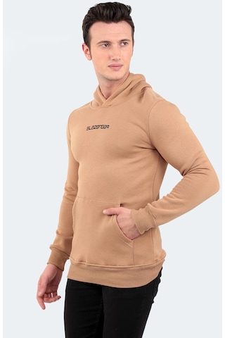 Slazenger BUSTER IN Erkek Sweatshirt Bej