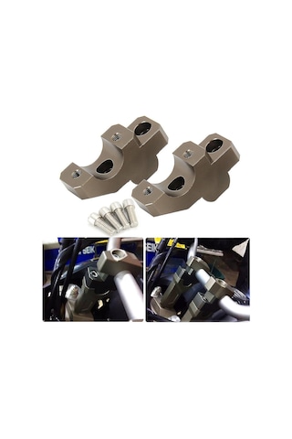 Teltree Yamaha Tracer 900 Gt/mt-09/fz-09 15-21 Aluminyum Direksiyon Kolu Konumlandırıcı - 30mm Yukarı 20mm Geri, Konfor Ve Kontrol Artırıcı