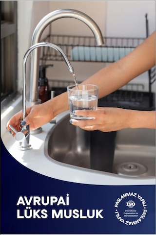 14 Aşama Çelik Tanklı 80 Gpd Membranlı Alkali-mineralli Su Arıtma