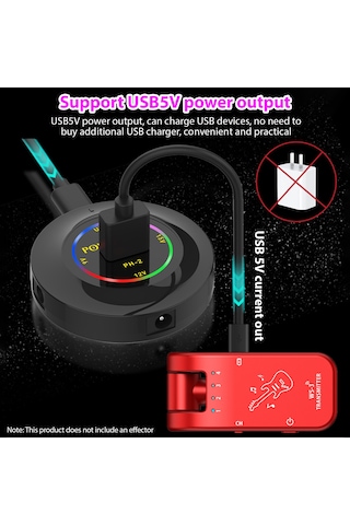 Xindoker Gitar Efekt Pedalları İçin 3 Kanal 9v/12v/15v Düşük Gürültü Güç Kaynağı, Usb Şarj Fonksiyonu Ve Kompakt Tasarım