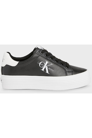 Calvin Klein Kadın Ayakkabı Yw0Yw01393 0Gm Siyah-Beyaz Siyah - Beyaz