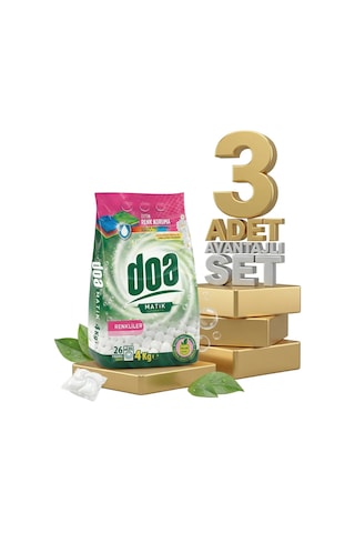 Doa Matik Deterjan Renkliler 3x4 Kg