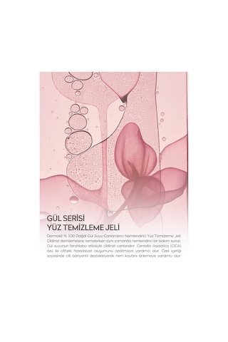 Dermokil Gül Suyu İçerili Canlandırıcı ve Nemlendirici Yüz Temizleme Jeli 200 ML