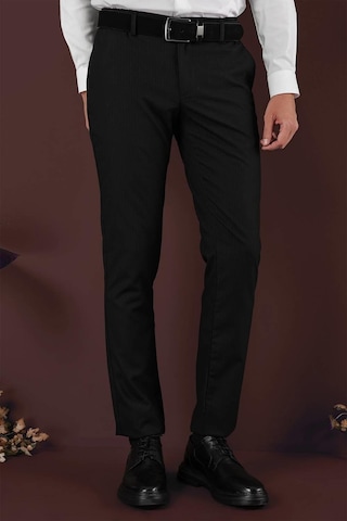 Efor P 1136 Slim Fit Siyah Klasik Pantolon Siyah