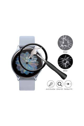 Samsung Uyumlu Galaxy Watch 4 44Mm 3D Cam Full Ekran Koruyucu