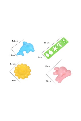 4pcs/set Tavşan Yunus Pirinç Suşi Diy Kalıbı Diğer