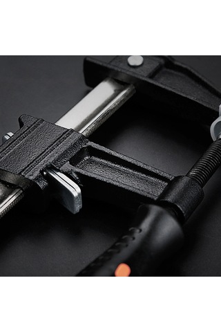 Youmex Ahşap İşleri F-tipi Sabit Klemensi, Ağır Duty Ahşap Presi, 248mm 6 İnç Uzunluk, 110mm Genişlik, Çelik Malzeme