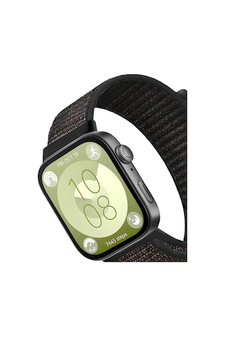 Huawei Watch Fit 4 / Fit 3 Uyumlu Hasırlı Cırtcırtlı Spor Kordon
