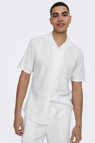 Only & Sons Erkek Gömlek 22025116 Beyaz Beyaz