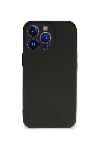 Newface Apple iPhone Uyumlu 13 Pro Max Kılıf First Silikon Semeglbl - 72 - Siyah