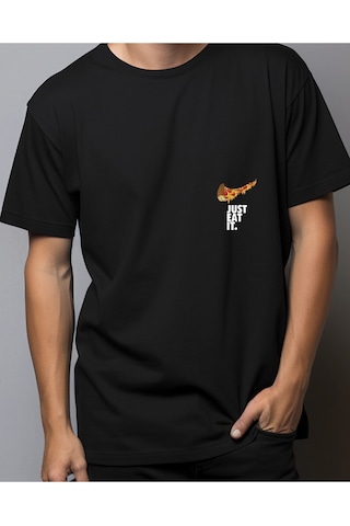 Sünger Bob Plankton Sheldon Tasarımlı Baskılı T-shirt Siyah