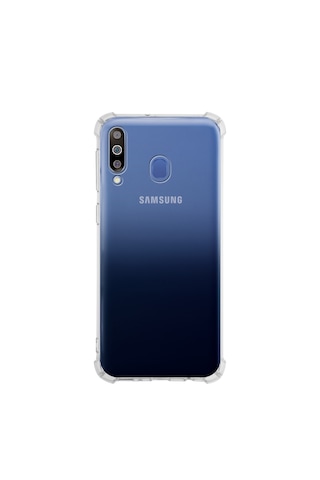 Samsung Galaxy Uyumlu M30 Köşe Korumalı Airbag Antishock Silikon Kapak