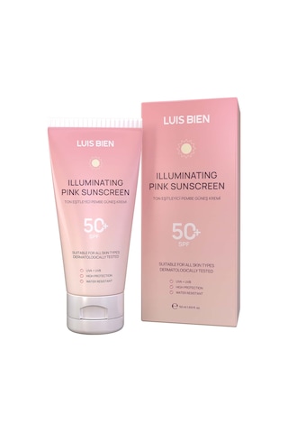 Luis Bien SPF 50+ Ton Eşitleyici Pembe Güneş Kremi 50 ML