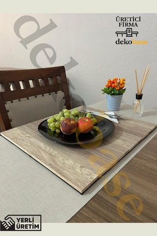 Atlantik Çam 4 Adet Çok Amaçlı Koltuk Kenar Sehpası, Supla, Yemek Servis Altlığı Atlantik Çam