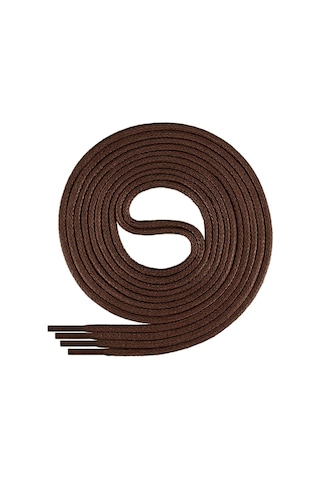 130 Cm 4 Mm Kahverengi Yuvarlak 1 Çift Ayakkabı Bağcığı Kahverengi