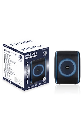 Hepu Hp-988 Titan Series Taşınabilir Bluetooth Hoparlör 8 Hoparlör, Rms 30w, Extra Bass, Tws Destekli