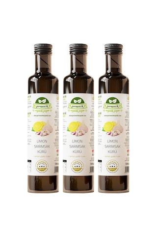Limon Sarımsak Kürü 3 Adet 3x500 Ml