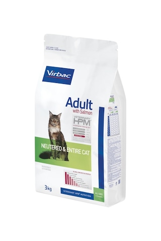 Virbac Adult Cat Salmon Neutered & Entire Kısırlaştırılmış Yetişkin Kedi Maması 3 KG Virbac Adult Cat Salmon Neutered & Entire Kısırlaştırılmış Yetişkin Kedi Maması 3 KG