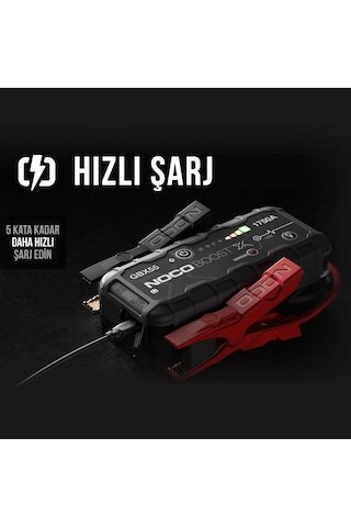 Noco Gbx55 12V 1750Amp Ultrasafe Lityum Akü Takviye + Powerbank