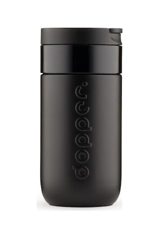 Dopper Travel Mug Yalıtımlı Termos Bardak 300 Ml - Gece Siyahı Siyah