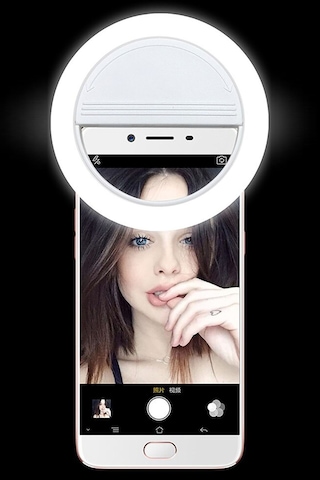 Selife Işığı & Öz Çekim Işığı & Selfie Işık Aparatı & Telefon Için Işık Youtuber Tiktok Video Çekim