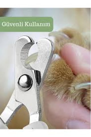 Kedi Köpek Evcil Hayvan Tırnak Makası. Paslanmaz Çelik. Ergonomik Saplı