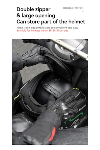 Rockbros 12lt Motosiklet Tünel, Depo Üstü Kedi Taşıma Çantası Suya Dayanıklı Yağmur Kılıfı Hediye