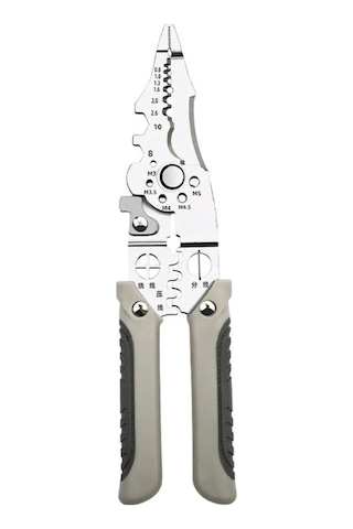 Singree Profesyonel Çok Fonksiyonlu Kablo Soyma Pensesi - Kesme, Bükme, Vidalama İşlevli 112 Karakter