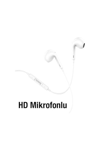 Hoco M1 Max Apple iPhone Uyumlu Lightning Kulakiçi Mikrofonlu Kablolu Kulaklık- 5775 Belirtilmemiş