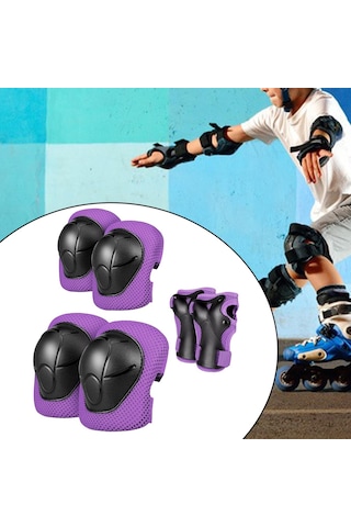 Suntek Bisiklet Açık Hava Etkinlikleri Için Çocuk Dişli Seti Mor