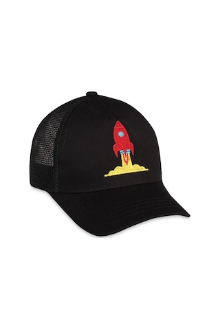 Civil Baby Rocket Bebek Erkek Kep Şapka - Siyah