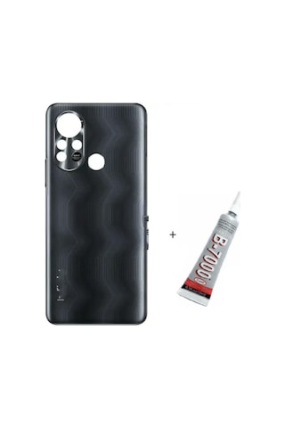 Vaveni İnfinix Hot 11s Arka Batarya Pil Kapağı Gümüş B70 Arz