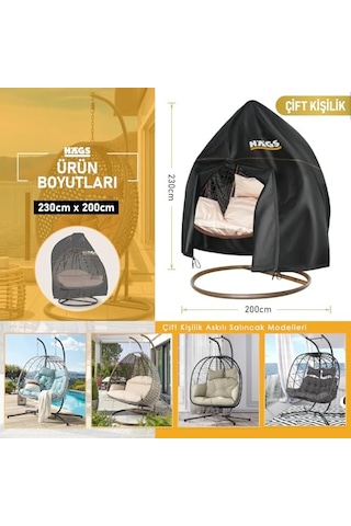 Salıncağı Örtüsü Salıncak Koltuk Koruma Kılıfı Brandası Hamak Dış Mekan Su Geçirmez Mobilyası Koruyucu Ö Diğer