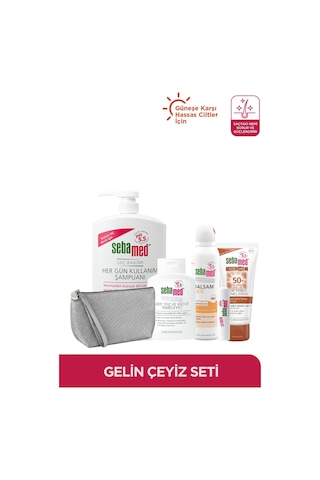 Sebamed Gelin Çeyiz Seti 1000 Ml Şampuan Dahil Bakım Paketi
