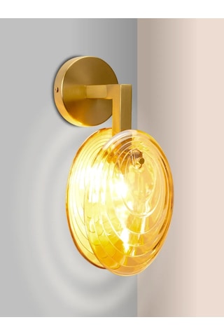 Lamplandia Duvara Monte Edilebilen Yatak Odası Ve Antre İçin Duvar Aplik Lambası. 306080201 Altın Rengi