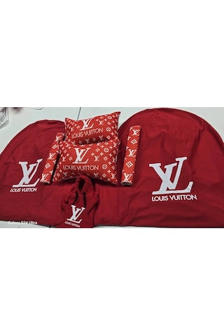Lv Süper Set Dörtlü Servis Kılıfı + İkili Yastık Ve Kemer Kılıfı +vites Poları 04767096