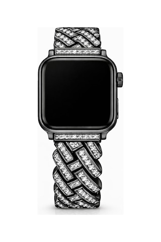 Apple Uyumlu Watch 44/45/46/49mm Kordon Taşlı İnce Metal Kordon 103 2/3/4/5/6/se/7/8/9/10/11/ultra