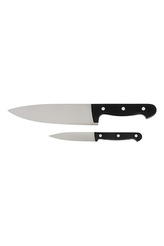 Zwilling Twin Chef 2 Bıçak Set, Paslanmaz Çelik, Siyah