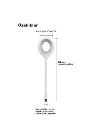 Sesli Komut Özellikli Usb Led Aydınlatma Lambası Çok Renkli