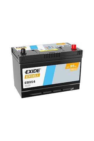 Exide Eb954 12v 95ah 760a Standart Akü Üretim Tarihi:2025